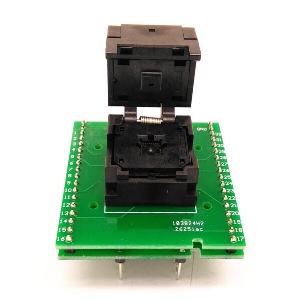 QFN32-0.5 Burning Seat Chip Test Seat Flip Shrapnel Double-Layer Board Programming Seat - Image 3