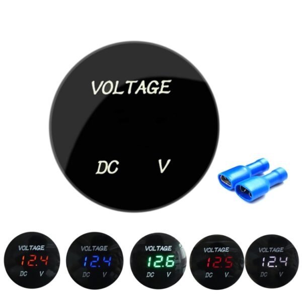 DC12-24V Automotive Battery DC Digital Display Voltage Meter Modified Measuring Instrument, DC12-24V(Blue Light), DC12-24V(Red Light), DC12-24V(Green Light), DC12-24V(White Light), DC12-24V(Orange Light) - Image 2