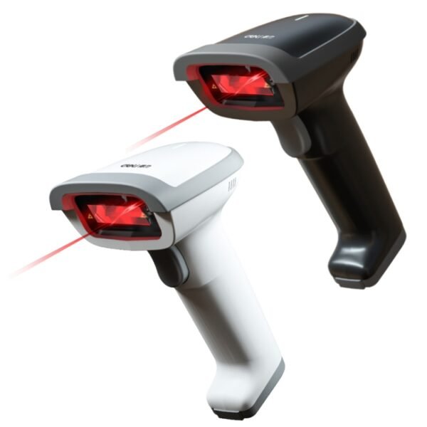 Deli 14880S Commodity Barcode Scanner Supermarket Express Wired Scanner, White, Black - Image 2