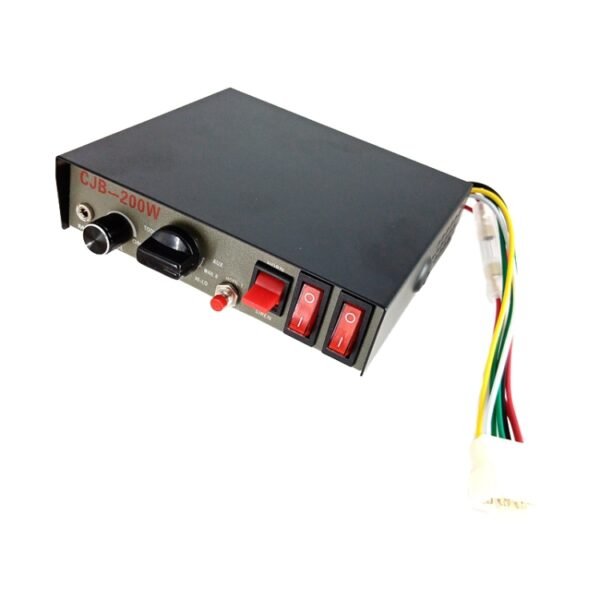 200W 12/24V Car Alert Host With Shoutlers 9 Sound Car Alarm Speaker - Image 3