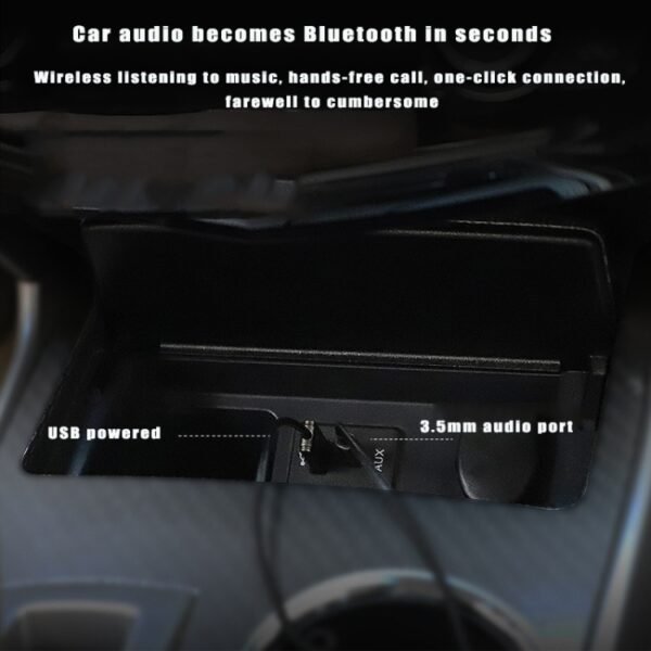 BY301 AUX Car Bluetooth 5.0 Receiver Mobile Call Bluetooth Adapter - Image 6