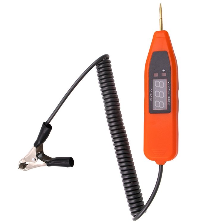 Auto Repair LCD Test Pen Car Circuit Repair Tool, Orange, Black