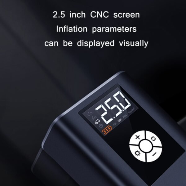JM-8804 Car High-Pressure High-Power Tire Air Pump, Wireless Version, Wired Version - Image 2