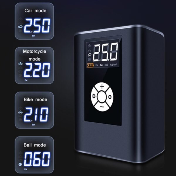 JM-8804 Car High-Pressure High-Power Tire Air Pump, Wireless Version, Wired Version - Image 4