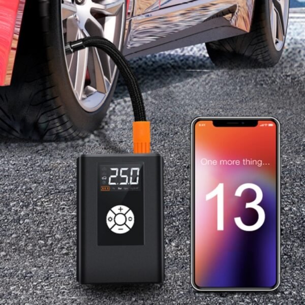 JM-8804 Car High-Pressure High-Power Tire Air Pump, Wireless Version, Wired Version - Image 6