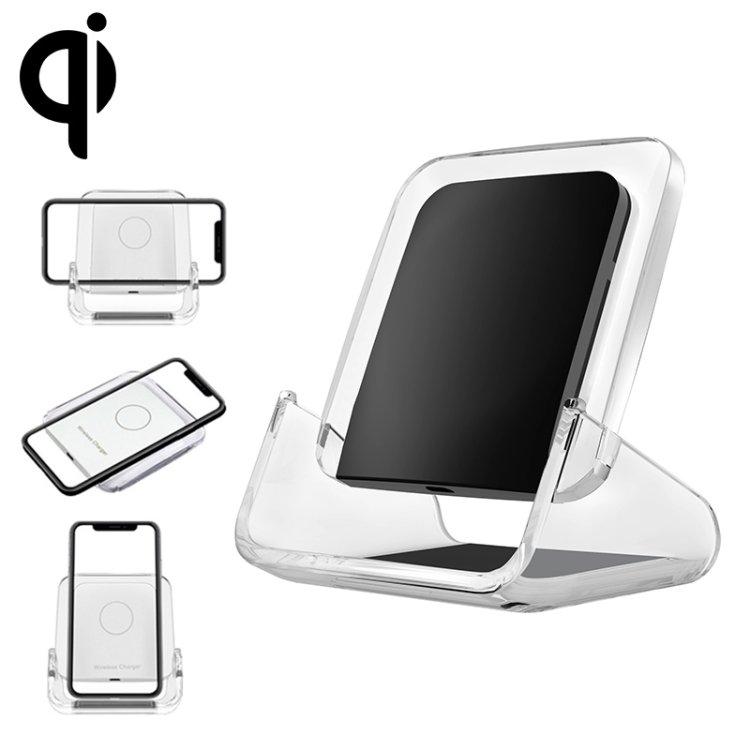 A9191 3 in 1 Multifunctional Vertical Wireless Charger, Black, White, Blue