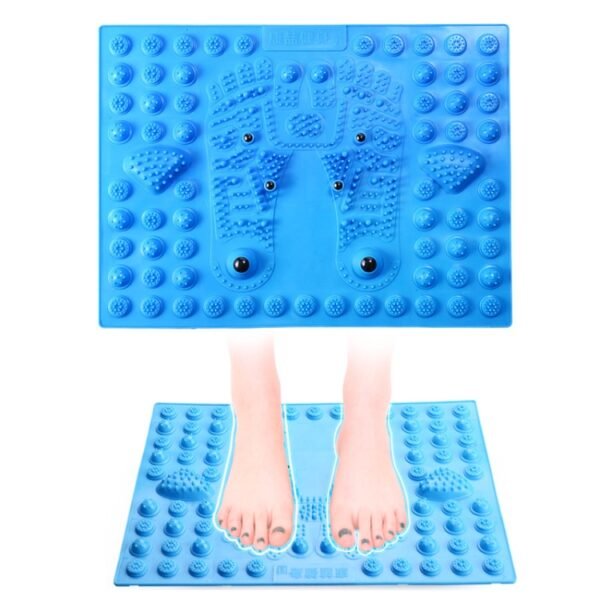 Fitness Toe Pressing Board Foot Magnetic Therapy Massage Pad, Blue, Green, Yellow, Red