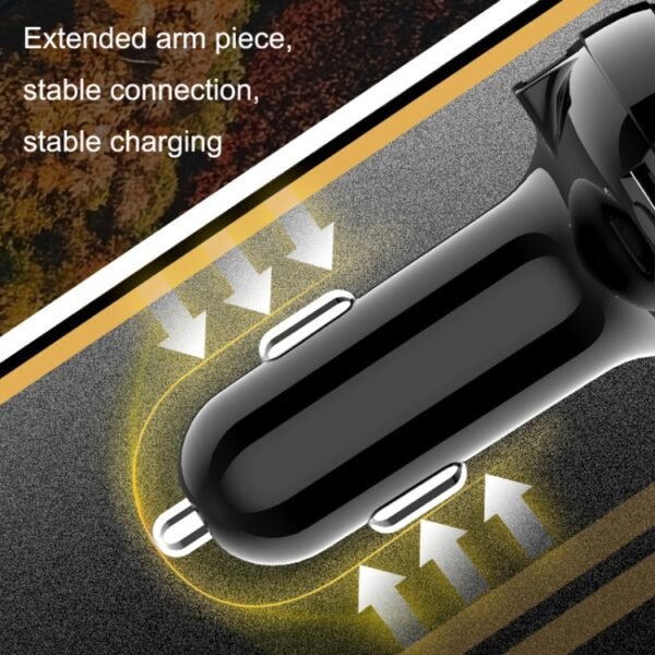 BT09 Car Bluetooth MP3 Digital Display Dual USB Charger, BT09 - Image 6