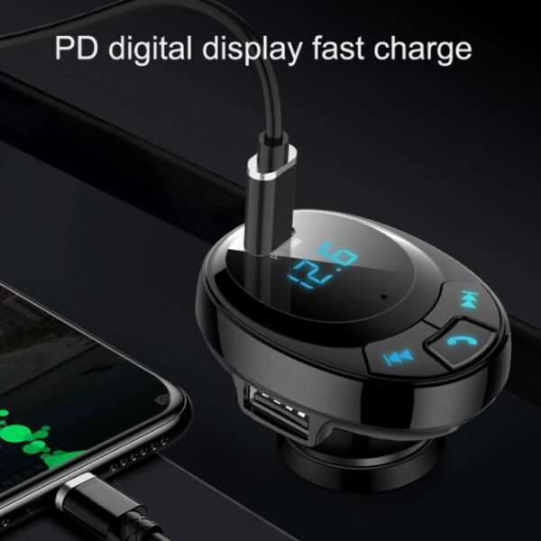 BT09 Car Bluetooth MP3 Digital Display Dual USB Charger, BT09 - Image 7