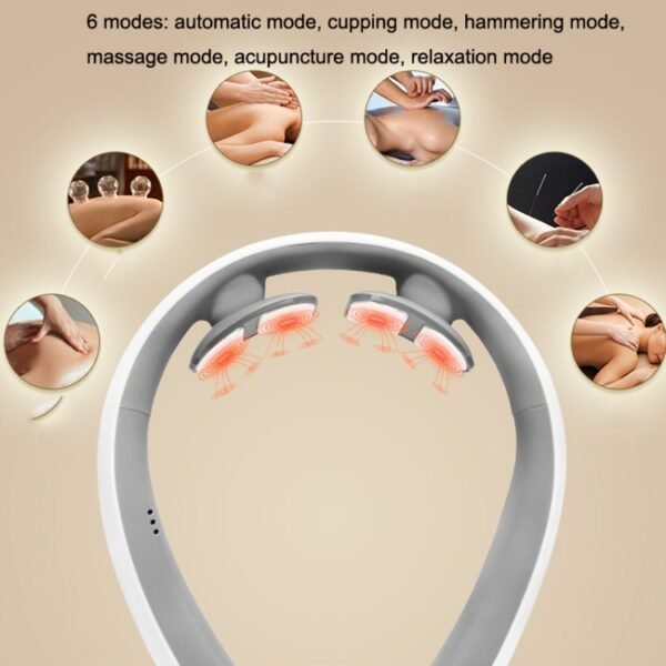 ST-307 Smart Home Office Car Multi-Function Cervical Massager Shoulder Neck Massage - Image 5