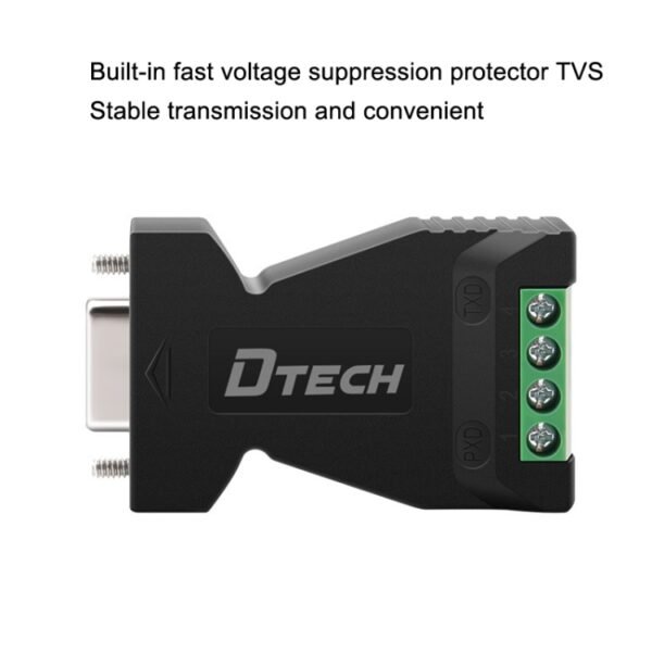 DTECH DT-9001 Industrial Grade Lightning And Surge Protection RS232 To 485 Converter - Image 6