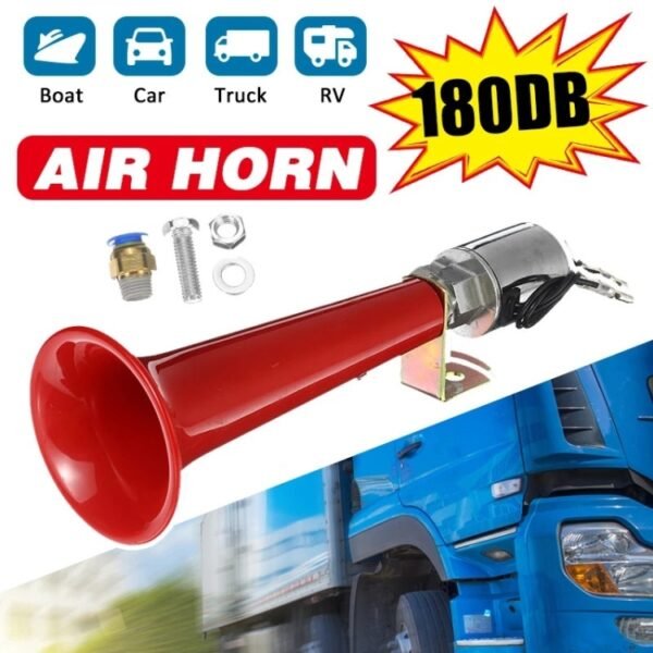 180DB Car Super Loud Air Horn Bird Call Single Pipe Air Whistle Horn - Image 7