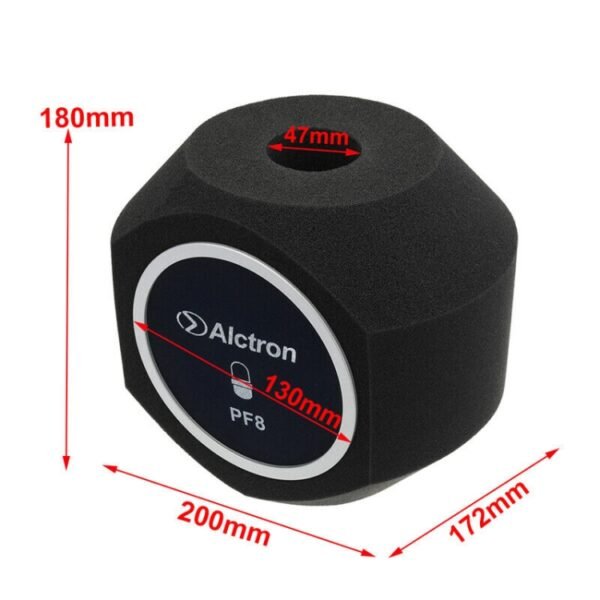 Alctron PF8 Studio Mic Screen Acoustic Filter Recording Microphone Noise Reduction Wind Screen - Image 3