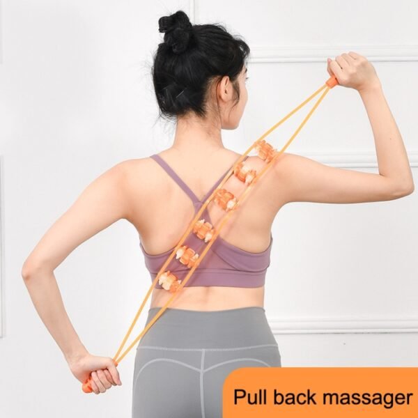 3PCS Plastic Back Puller Shoulder Waist Back Manual Roller Massager, Style:, Two Wheels (Yellow), Three Wheels (Green), Three Wheels (Yellow) - Image 6