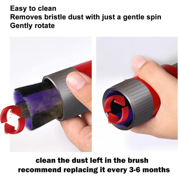 For Dyson Vacuum Cleaner V7 V8 V10 V11 V15 Non-marking Soft Bristle Dusting Brush - Image 6