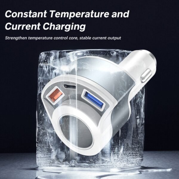 5V3A Cigarette Lighter PD Super Fast Charging Multifunctional Car Charger, 5V 3A Black, 5V 3A White - Image 5
