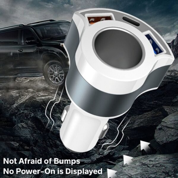 5V3A Cigarette Lighter PD Super Fast Charging Multifunctional Car Charger, 5V 3A Black, 5V 3A White - Image 8
