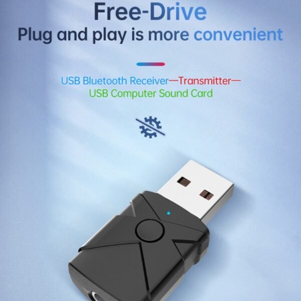 M137 5 in 1 Car USB Bluetooth 5.2 Receiver Transmitter - Image 5