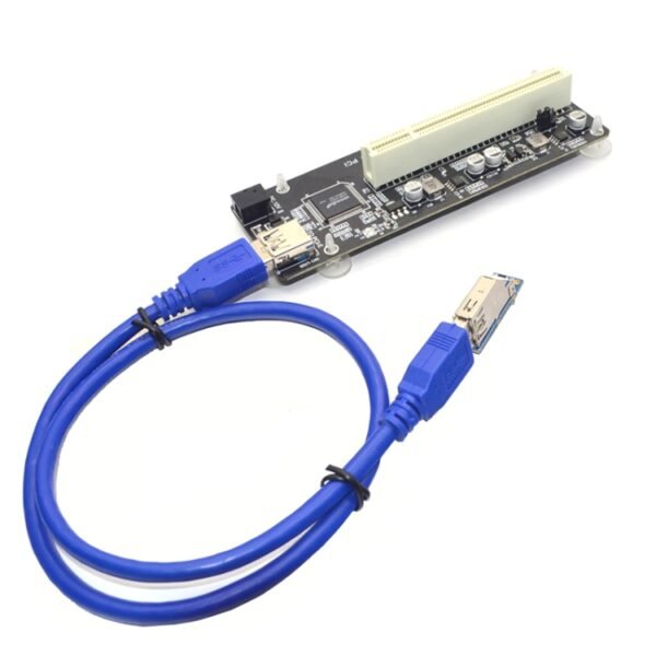 Riser Card Extend Adapter Add Expansion Card For PC Computer, PCI-E 1X To Single PCI, PCI-E 1X To Dual PCI, PCI-E 1X To Single PCI With baffle - Image 2