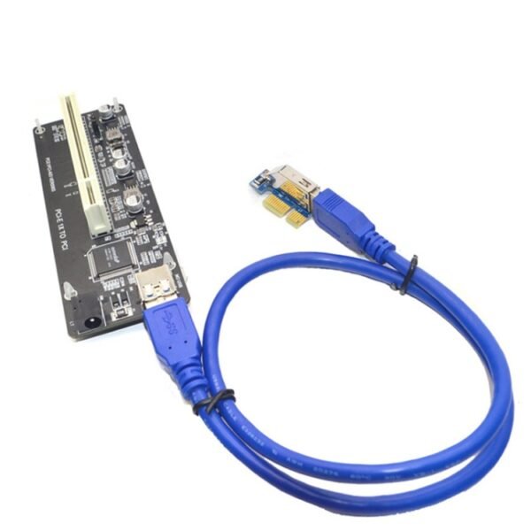 Riser Card Extend Adapter Add Expansion Card For PC Computer, PCI-E 1X To Single PCI, PCI-E 1X To Dual PCI, PCI-E 1X To Single PCI With baffle - Image 3