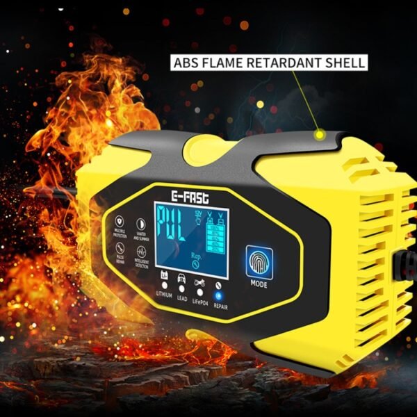 E-FAST Car Battery Charging LED Current Voltage Power Display Charger, EU Plug, US Plug, UK Plug, AU Plug, JPN Plug - Image 16