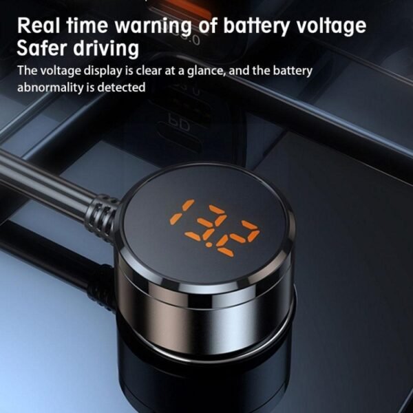 Car Cigarette Lighter USB3.0/PD Interface 128W Car Charger - Image 5