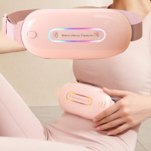 Intelligent Palace Warming Belt Three-speed Temperature Control Palace Belt, Pink