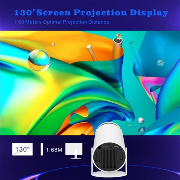 HY300 Smart Projector Android 11.0 System 120 Lumen Portable Projector, US Plug, UK Plug, AU Plug, EU Plug - Image 9