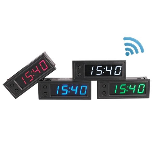 5V/12V WIFI Network Automatic Time Synchronization Digital Electronic Clock Module, Blue, Green, Red, White - Image 2