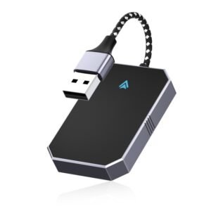 Car Carplay Box Wired to Wireless Bluetooth Adapter, For Android, For IOS, 2 in 1