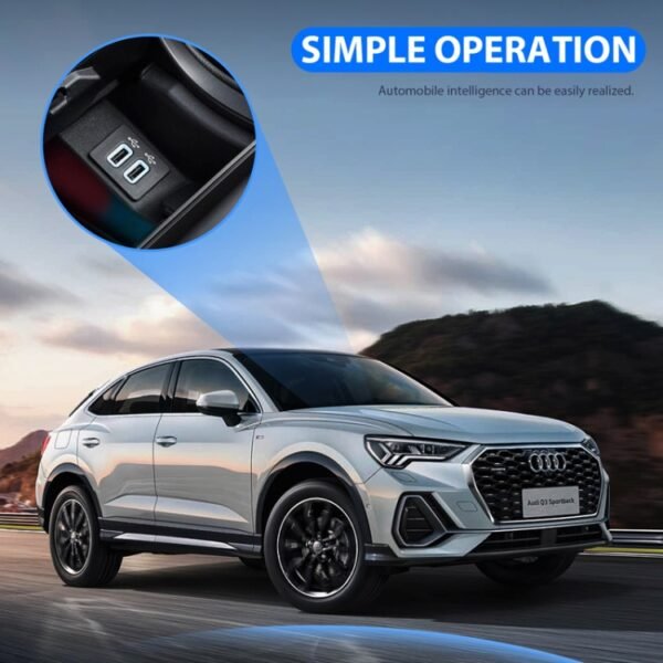 Car Carplay Box Wired to Wireless Bluetooth Adapter, For Android, For IOS, 2 in 1 - Image 10