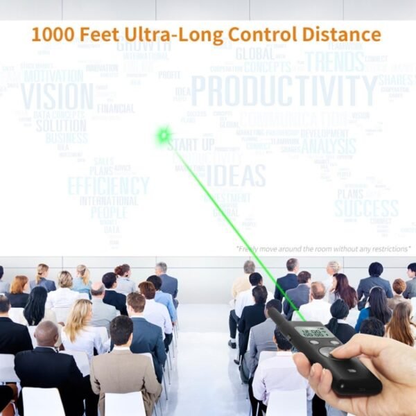 Doosl DSIT037 300m Long Distance Laser Remote Control Green Light Page Turner - Image 7