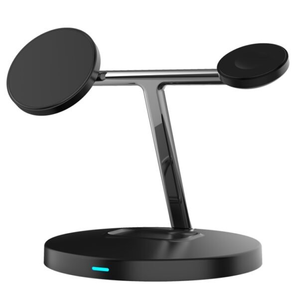 D10 3-In-1 15W Magnetic Mobile Phone Earphone Watch Wireless Fast Charger