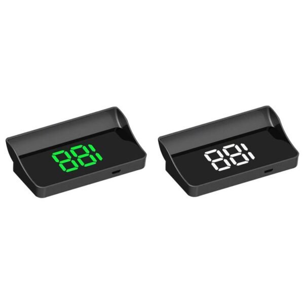 W1 Car HUD Head-up Display GPS Speedometer Speed Display, KM, MPH - Image 2