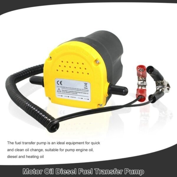 24V 60W Oil / Crude oil Fluid Sump Extractor Scavenge Exchange Transfer Pump Suction Transfer Pump + Tubes for Auto Car Boat Mot - Image 6