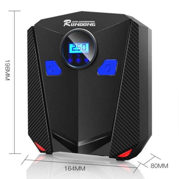 DC 12V 120W 150 PSI Car Air Compressor Inflatable Air Pump with Digital Display Auto Shut Off Gauge - Image 3