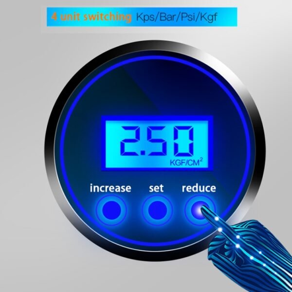 DC 12V 120W 150 PSI Car Air Compressor Inflatable Air Pump with Digital Display Auto Shut Off Gauge - Image 6