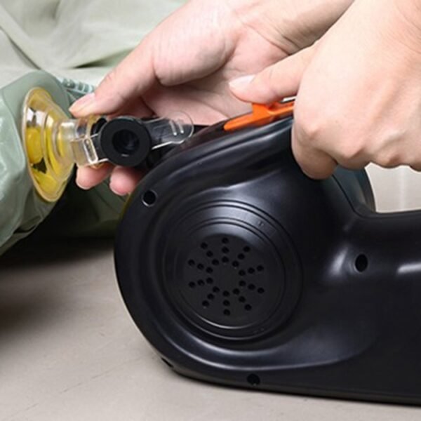 HT-338 Rechargeable Electric Air Pump Inflatable Boat Air Pump, EU Plug - Image 5