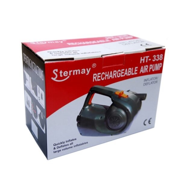 HT-338 Rechargeable Electric Air Pump Inflatable Boat Air Pump, EU Plug - Image 6