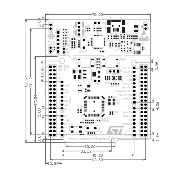Waveshare NUCLEO-L476RG, STM32 Nucleo-64 Development Board - Image 6