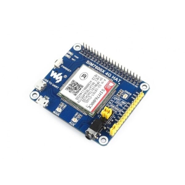 Waveshare 4G / 3G / 2G / GSM / GPRS / GNSS HAT for Raspberry Pi, LTE CAT4, for China - Image 2