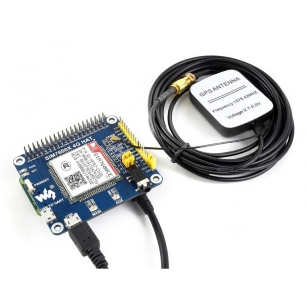 Waveshare 4G / 3G / 2G / GSM / GPRS / GNSS HAT for Raspberry Pi, LTE CAT4, for China - Image 7