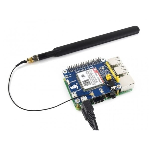 Waveshare 4G / 3G / 2G / GSM / GPRS / GNSS HAT for Raspberry Pi, LTE CAT4, for China - Image 8
