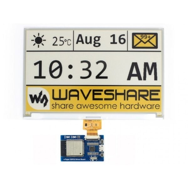 Waveshare Universal e-Paper Raw Panel Driver Board, ESP32 WiFi / Bluetooth Wireless - Image 7
