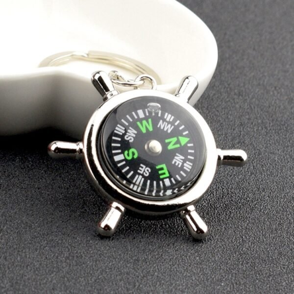 Creative Rudder Compass Keychain Compass - Image 5