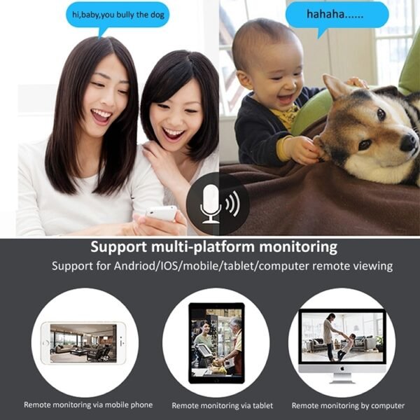 720P HD 1.0 MP Wireless IP Camera, Support Infrared Night Vision / Motion Detection / APP Control, EU Plug, 720P - Image 12