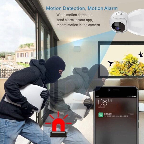 720P HD 1.0 MP Wireless IP Camera, Support Infrared Night Vision / Motion Detection / APP Control, EU Plug, 720P - Image 13