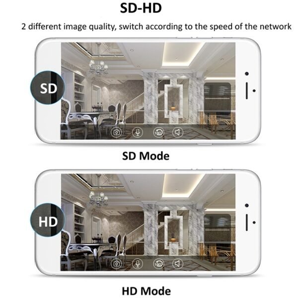 720P HD 1.0 MP Wireless IP Camera, Support Infrared Night Vision / Motion Detection / APP Control, EU Plug, 720P - Image 10
