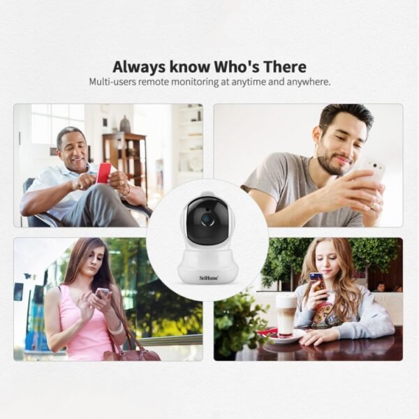 SriHome SH020 3.0 Million Pixels 1296P HD AI IP Camera, Support Two Way Talk / Auto Tracking / Humanoid Detection / Night Vision / TF Card, AU Plug, SH020 - Image 8