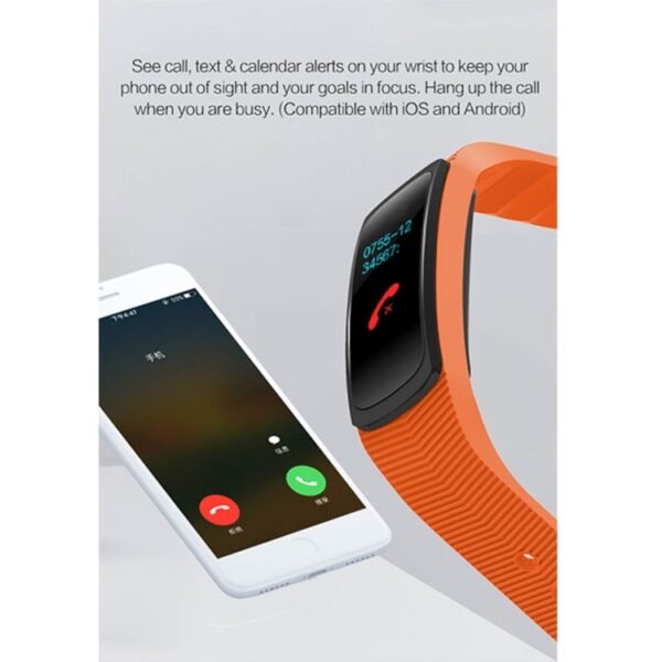 SMA-B3 Fitness Tracker 0.96 inch Bluetooth Smart Bracelet, IP67 Waterproof, Support Activity Traker / Heart Rate Monitor / Blood Pressure Monitor / Remote Capture, SMA-B3/Black, SMA-B3/Orange, SMA-B3/Green, SMA-B3/Blue - Image 11